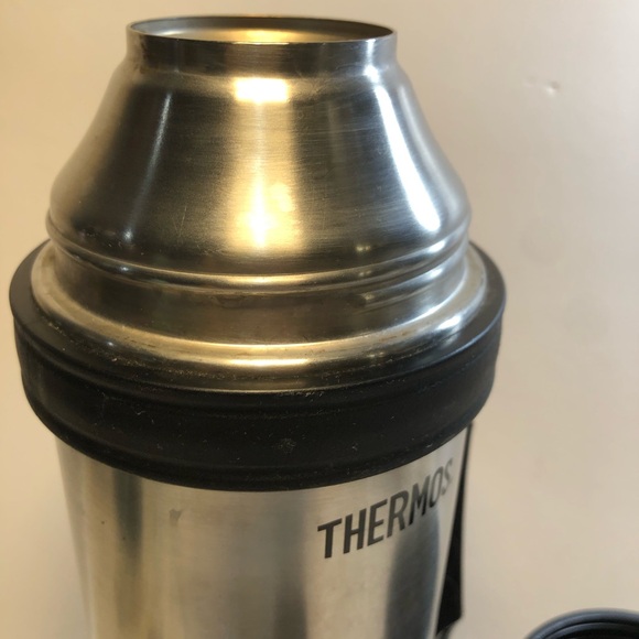 Vintage Stainless Steel Quart Size Thermos TherMax With Handle - Picture 13 of 15